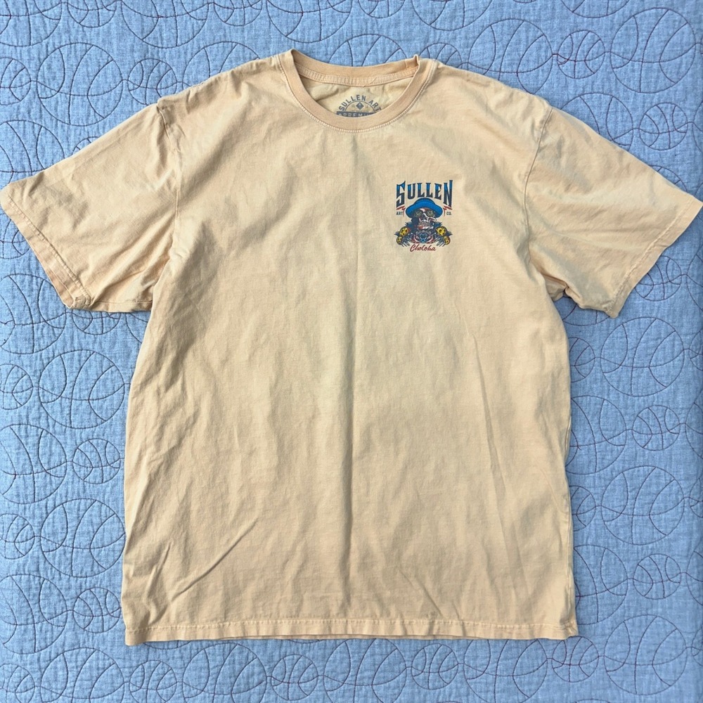 Sullen T-Shirt Tan Choloha Skull Crab Graphic‎ / Mens 2XL